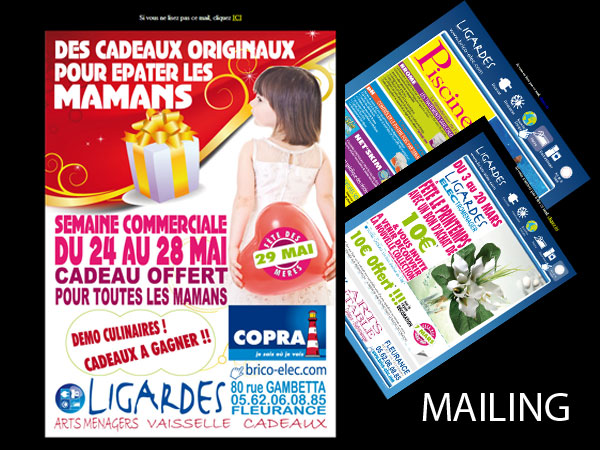 emailing, pub par mail