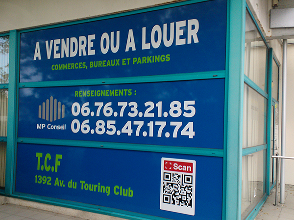  stickers exterieurs, relooking magasin