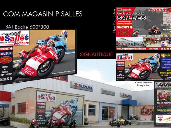 Equipement exterieur magasin